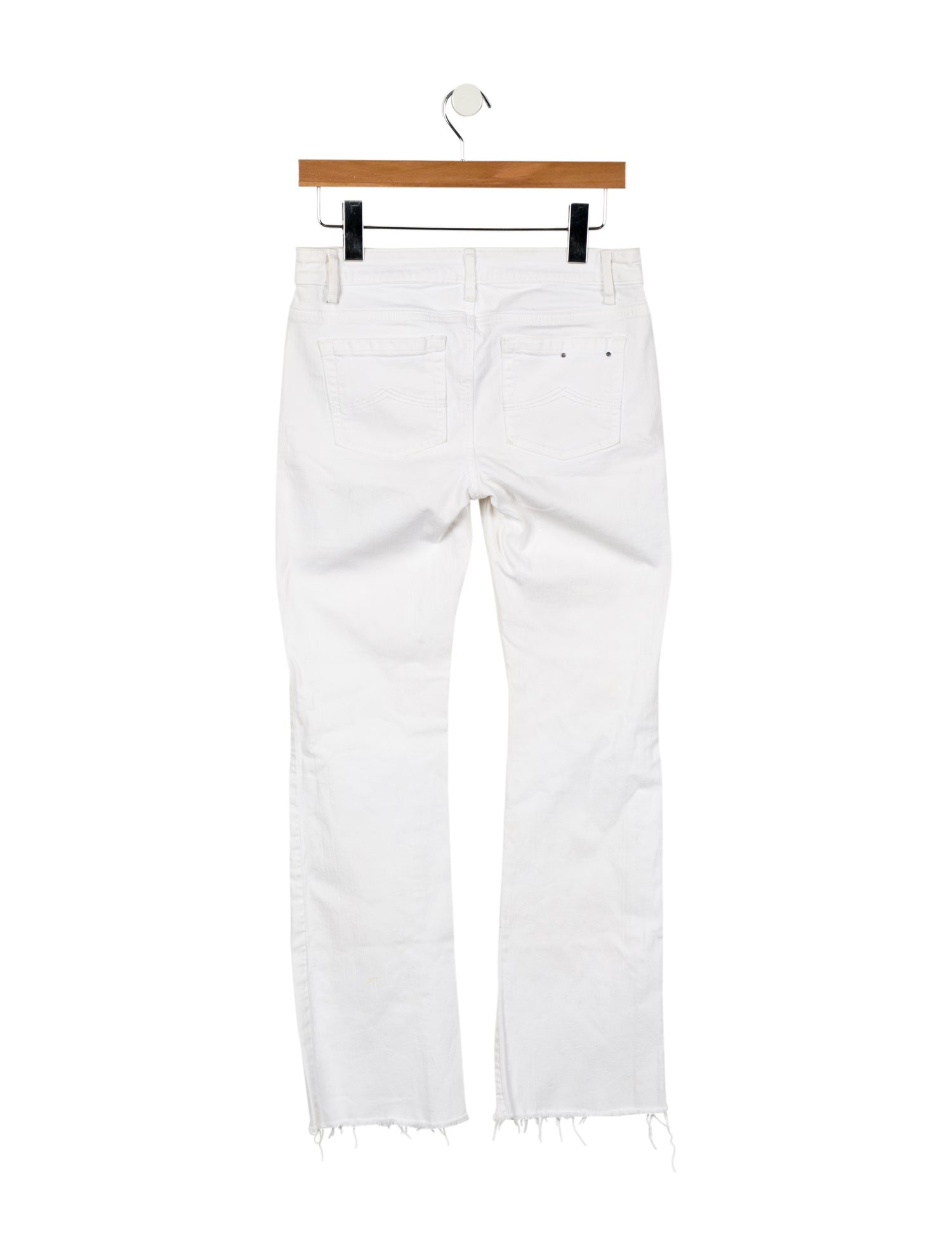 Michael Kors Mid-Rise Straight Leg Jeans